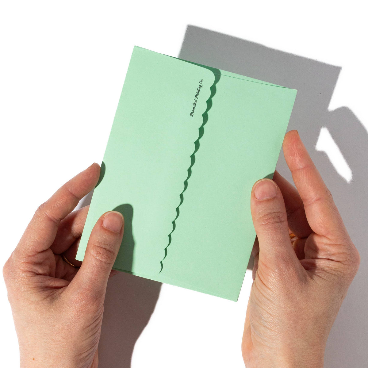 The Vibes Are Immaculate Cat - Risograph Greeting Card