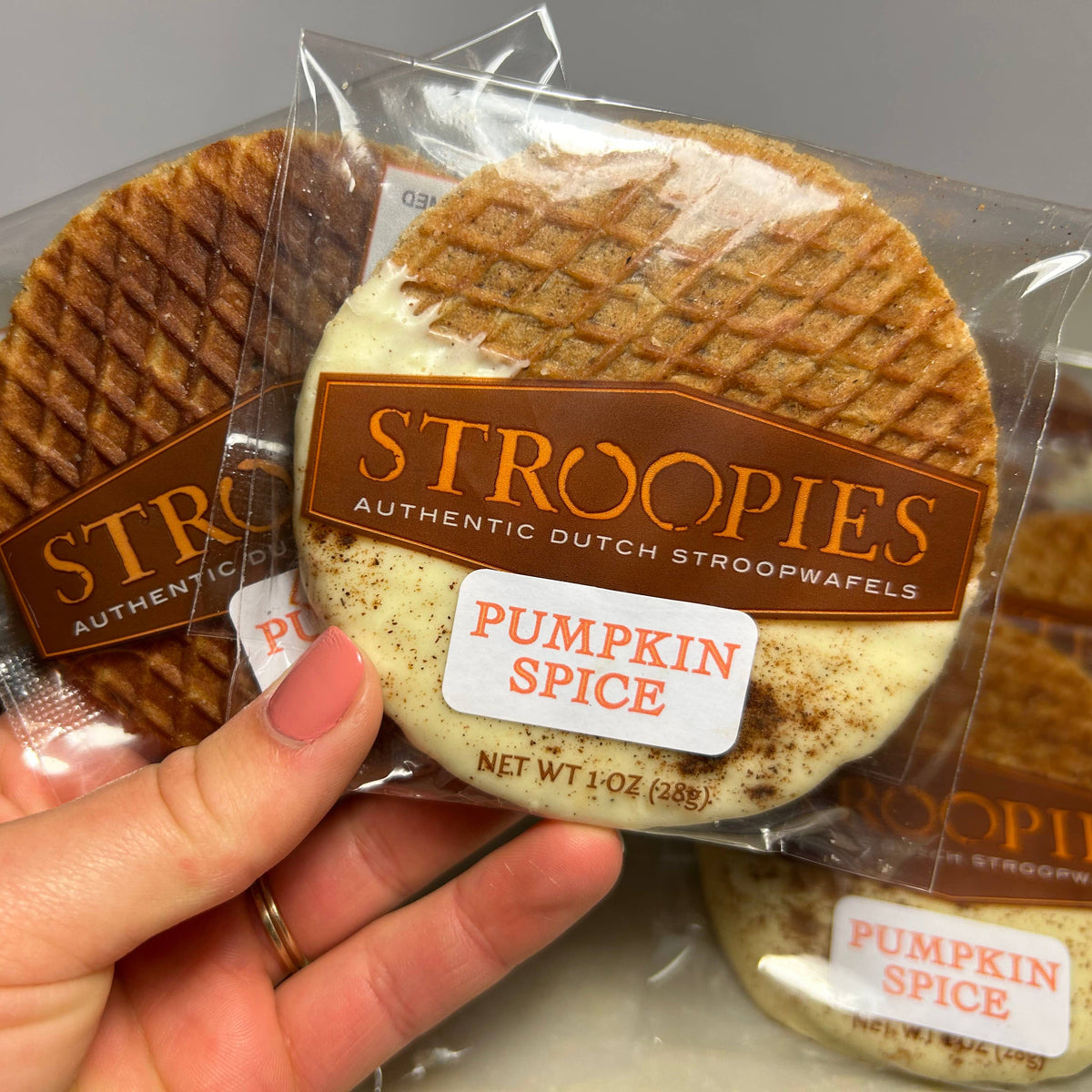 Pumpkin Spice Stroopwafel Single