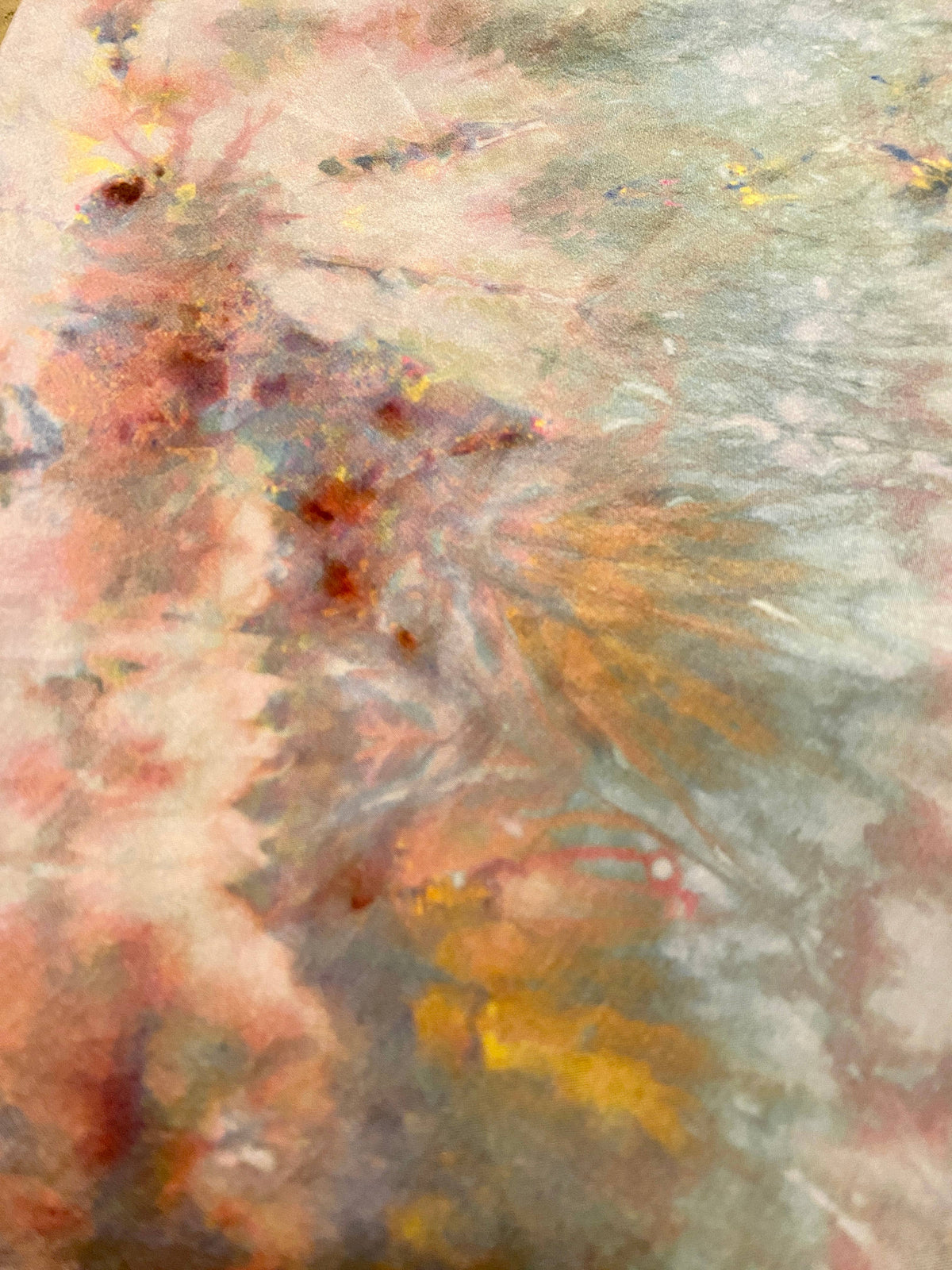 Scarf - Hand Dyed Silk Bandanas in Various Pigment Colors