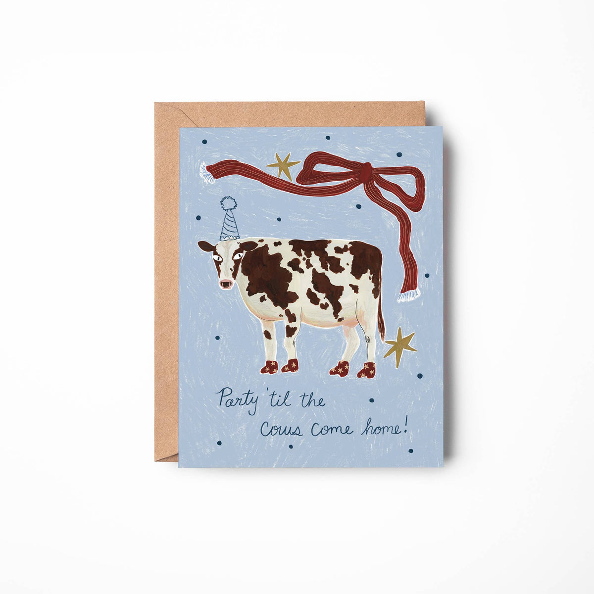 Cow Party Card