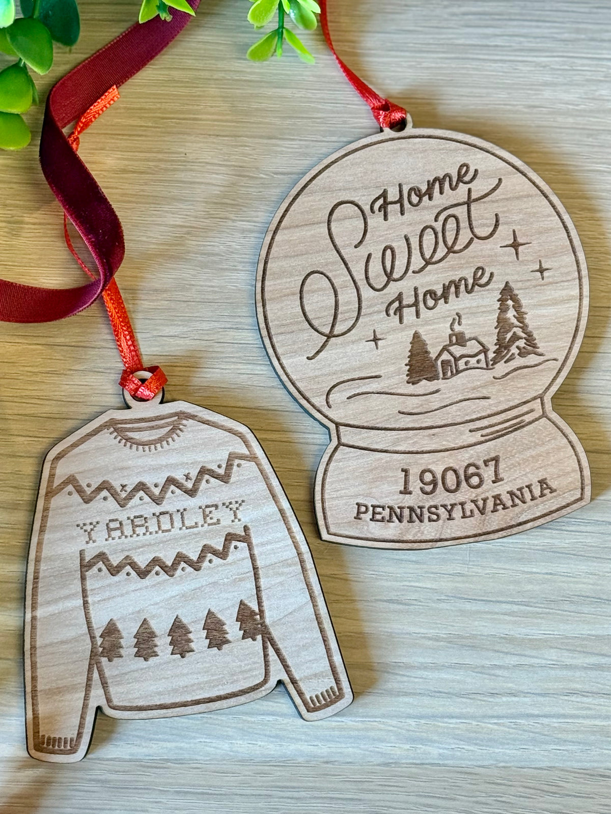 Yardley Christmas Sweater Ornament