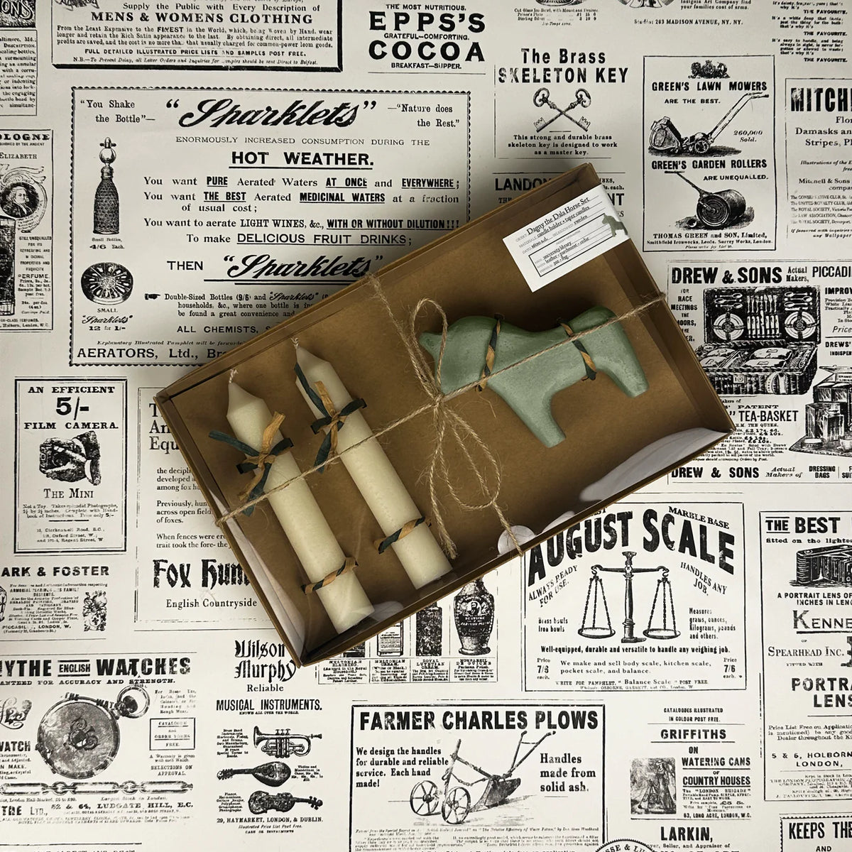 Dagny the Dala Horse - Green