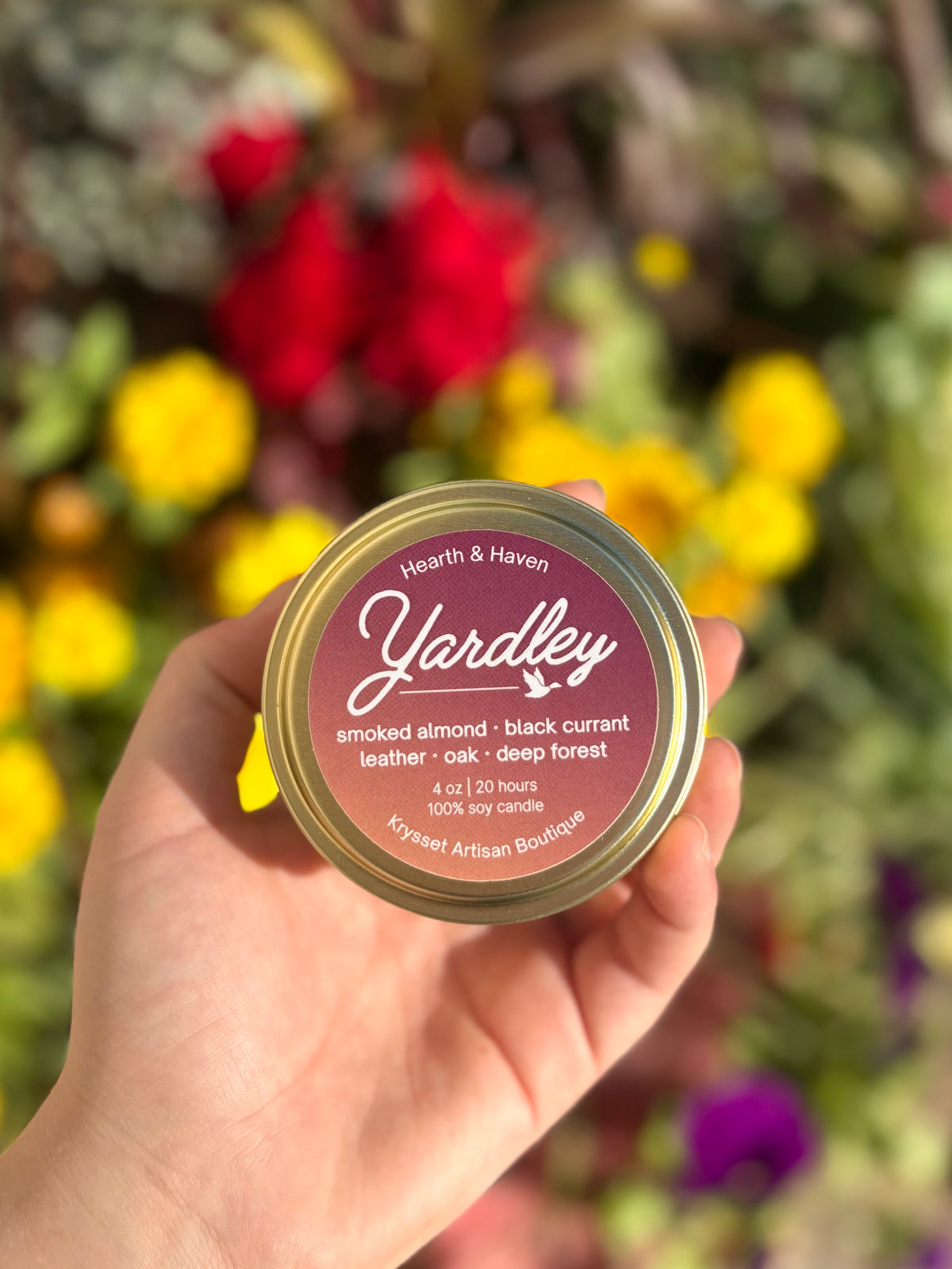 Hearth & Haven Yardley Candle 4oz