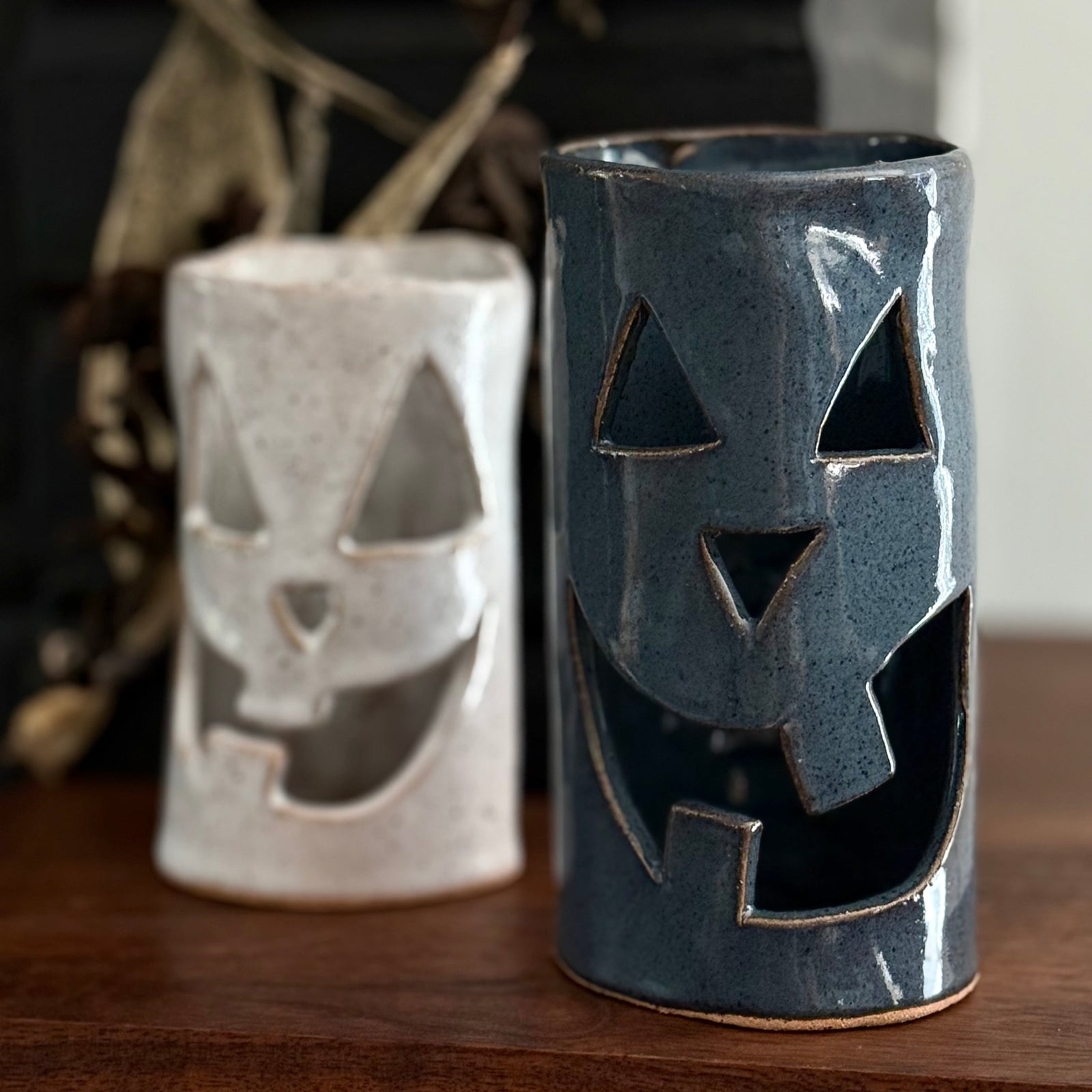 jack o lantern pumpkin luminary candle holder halloween decoration