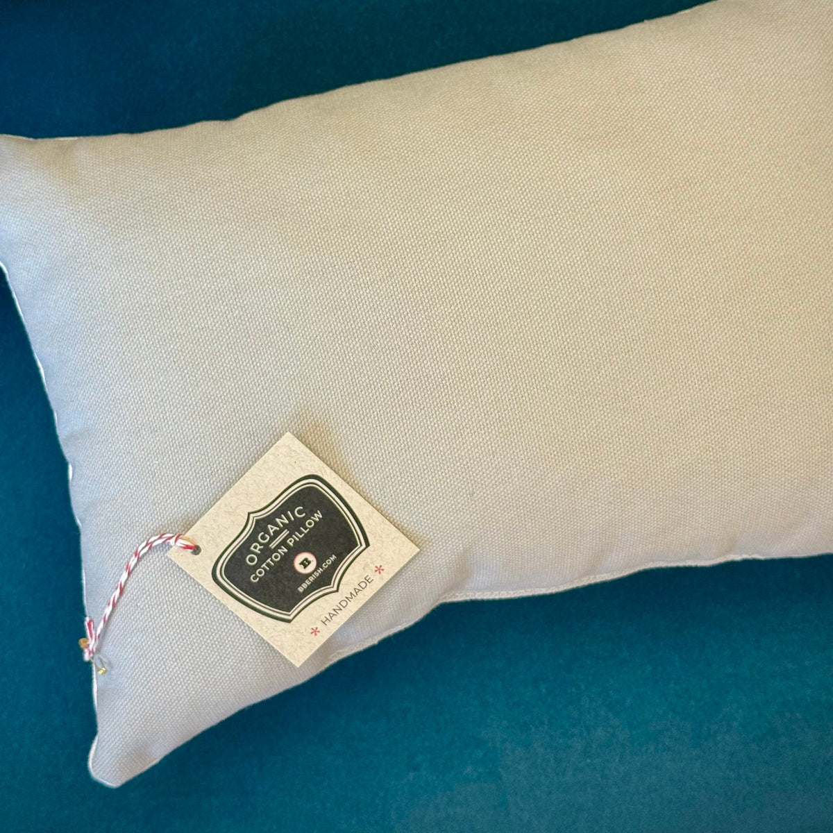 organic cotton pillow made in New Jersey