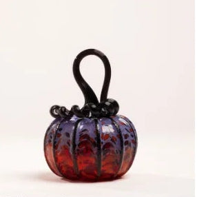Glass Pumpkin - Midnight Autumn