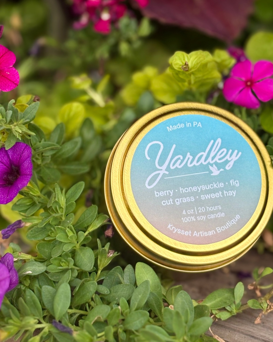 Yardley Candle 4oz (Fresh Scent)