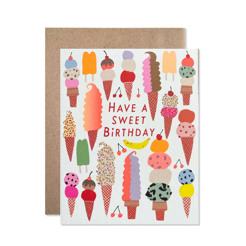 Happy Birthday Ice Cream