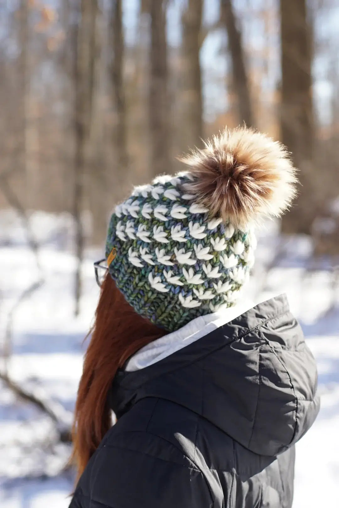 Lotus Flower Beanie in Arco Iris