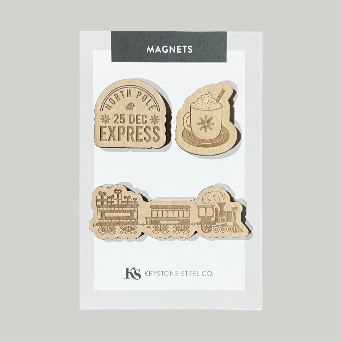 North Pole Express Magnet Pack of 3