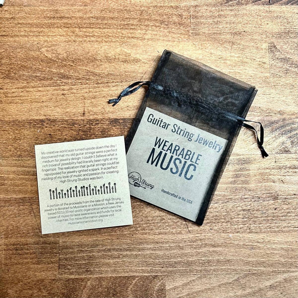 Arpeggio Leather Bracelet - Black