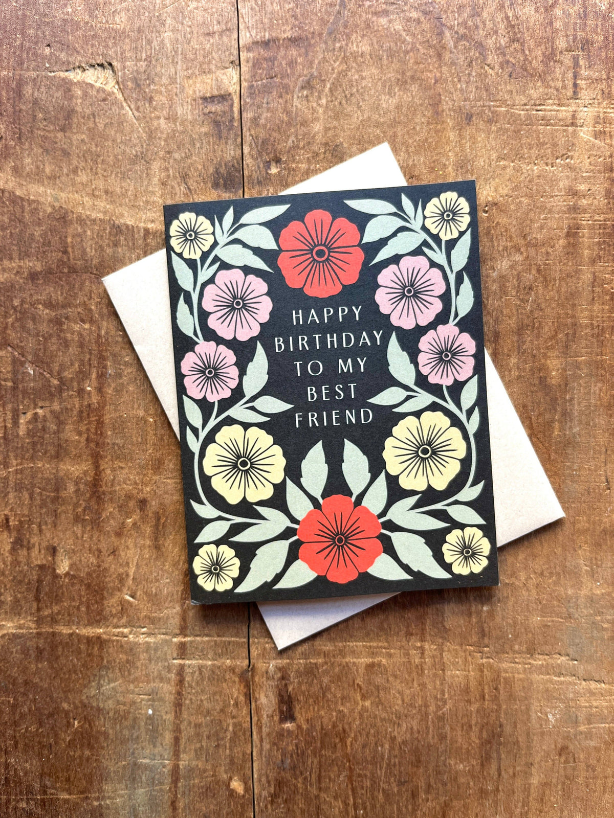 "Happy Birthday to My Best Friend," Greeting Card: Single Card