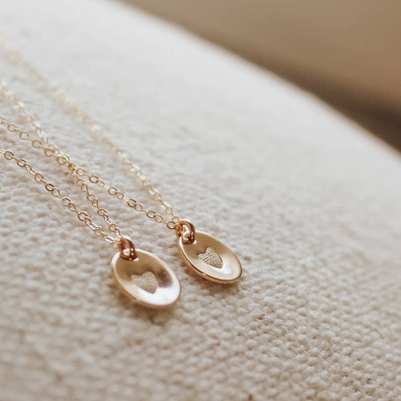 Mother Daughter Necklace Set