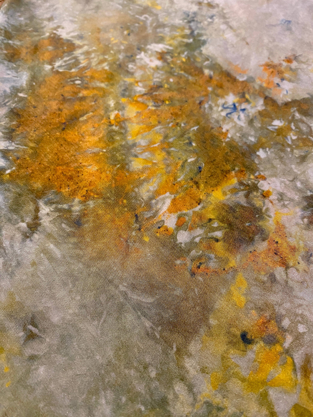 Scarf - Hand Dyed Silk Bandanas in Various Pigment Colors