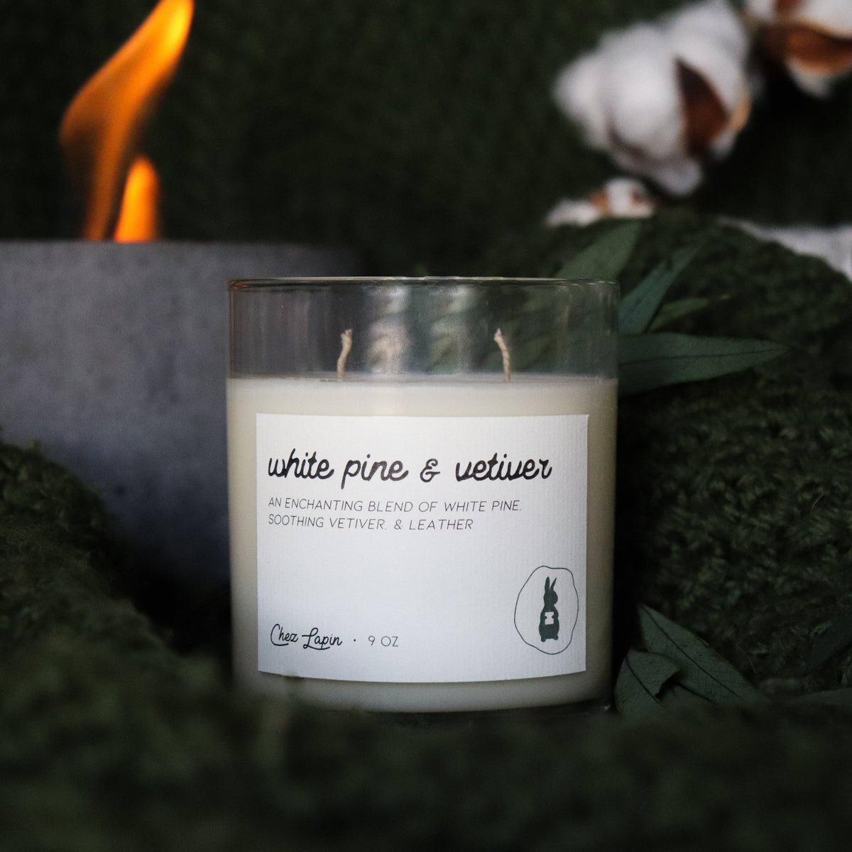 White Pine & Vetiver: 9 oz