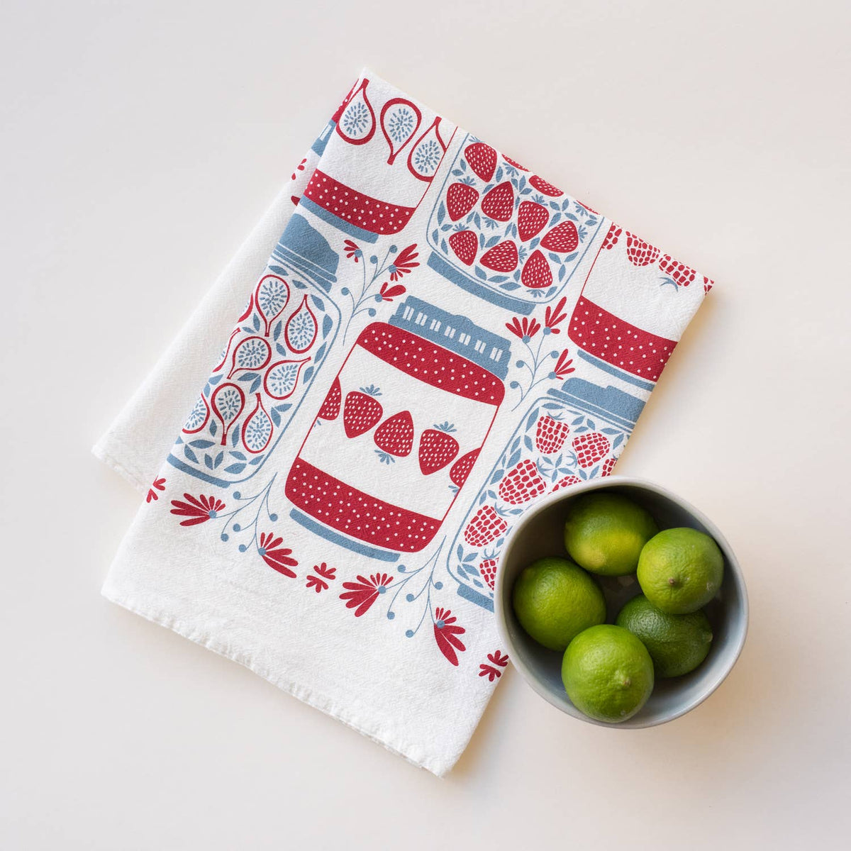 Jam Jars Tea Towel