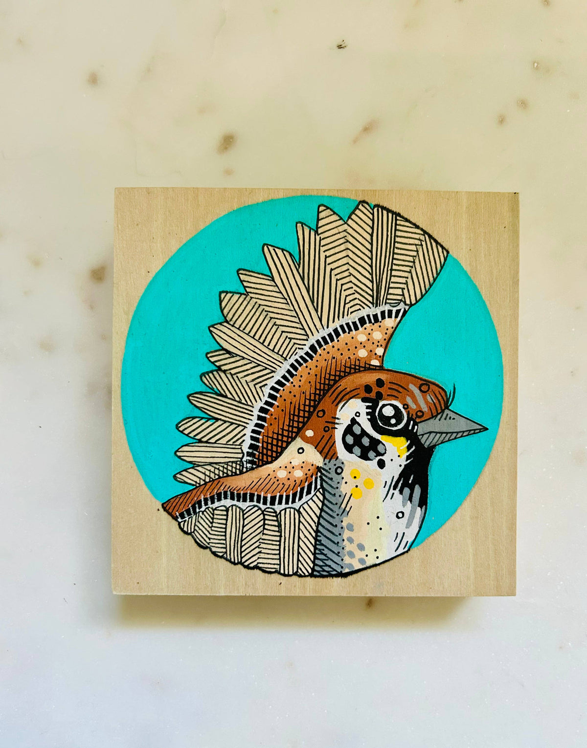 Original Bird Paintings Mini (2.5”x3.5”)