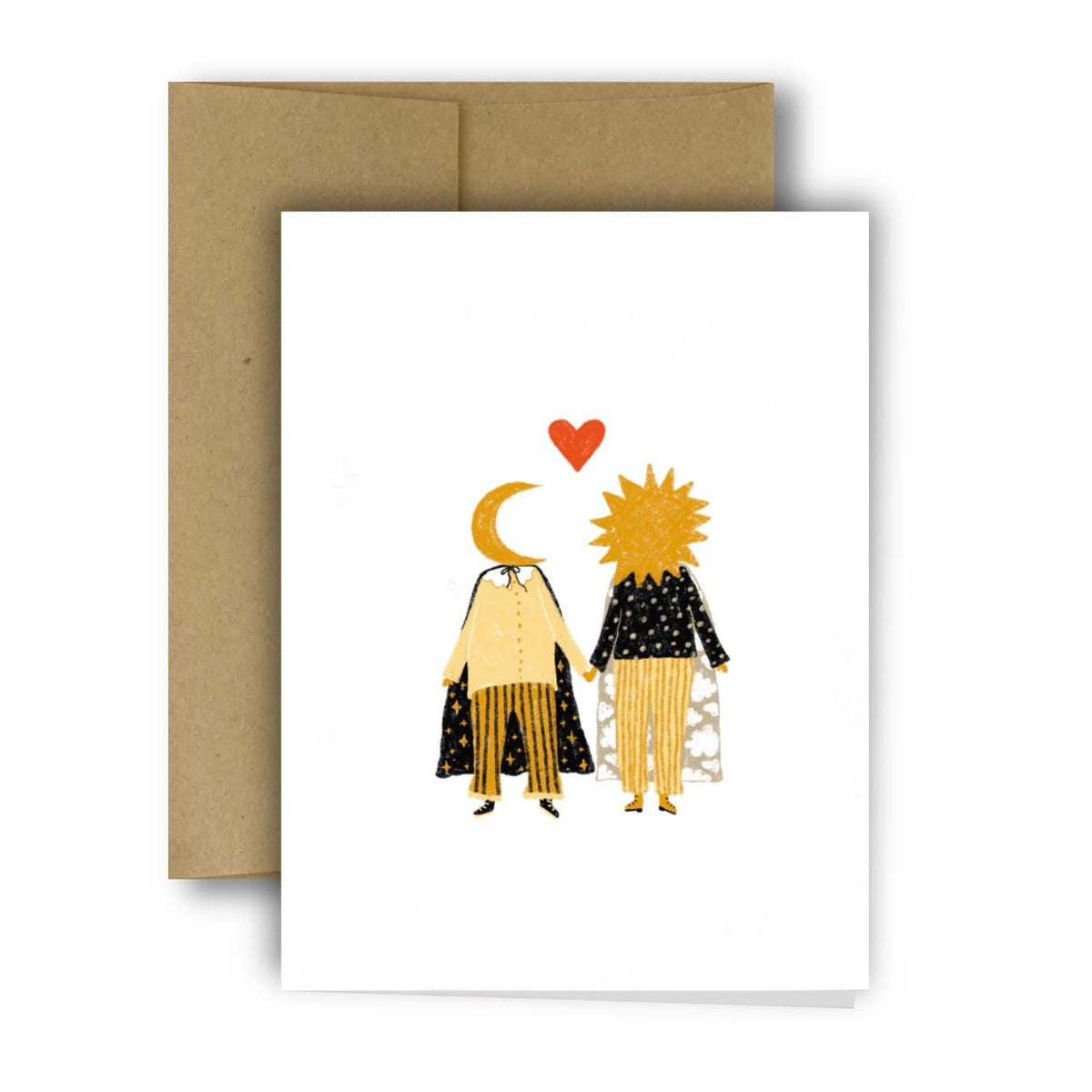 Sun Person & Moon Person Card