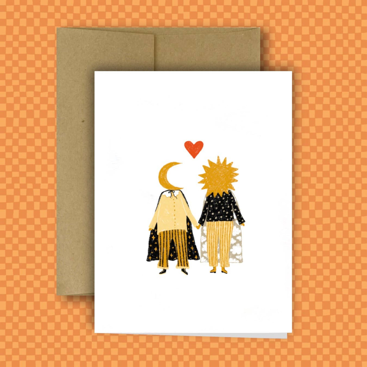 Sun Person & Moon Person Card