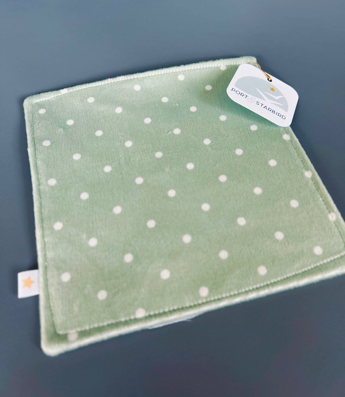 Green Dot Minky Crinkle Sensory Toy