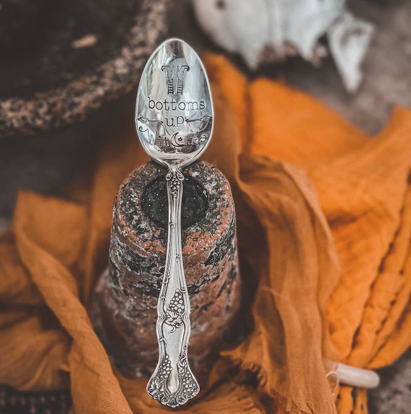 Bottoms Up Witches Spoon