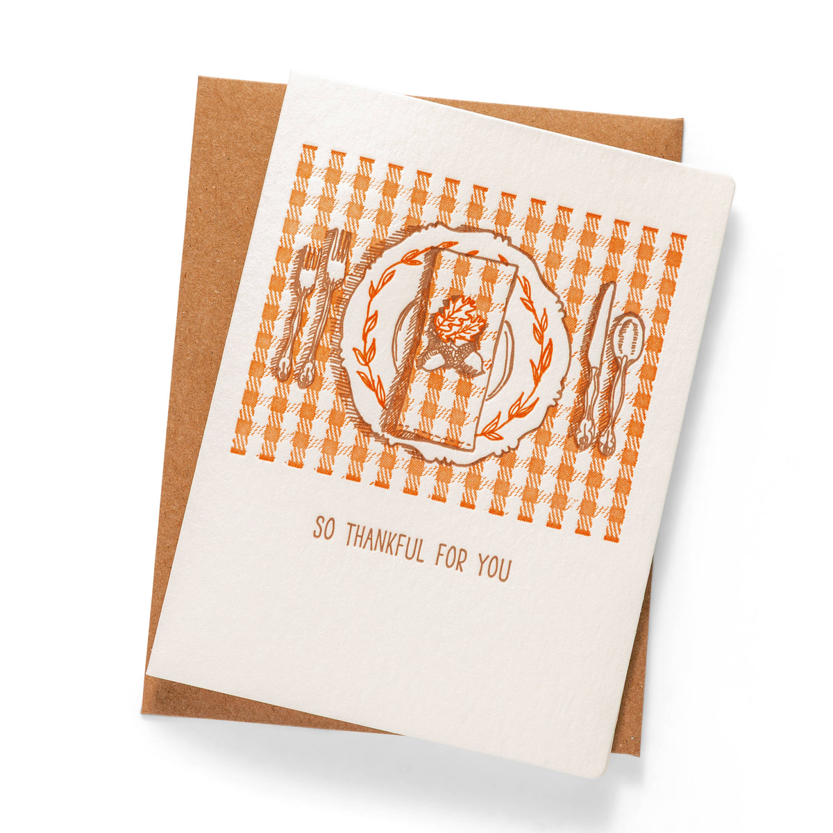 So Thankful For You Greeting Card