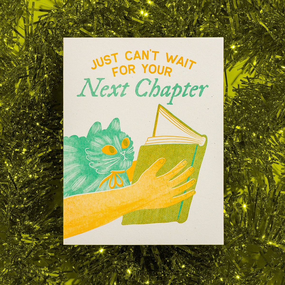 Next Chapter - Risograph Greeting Card