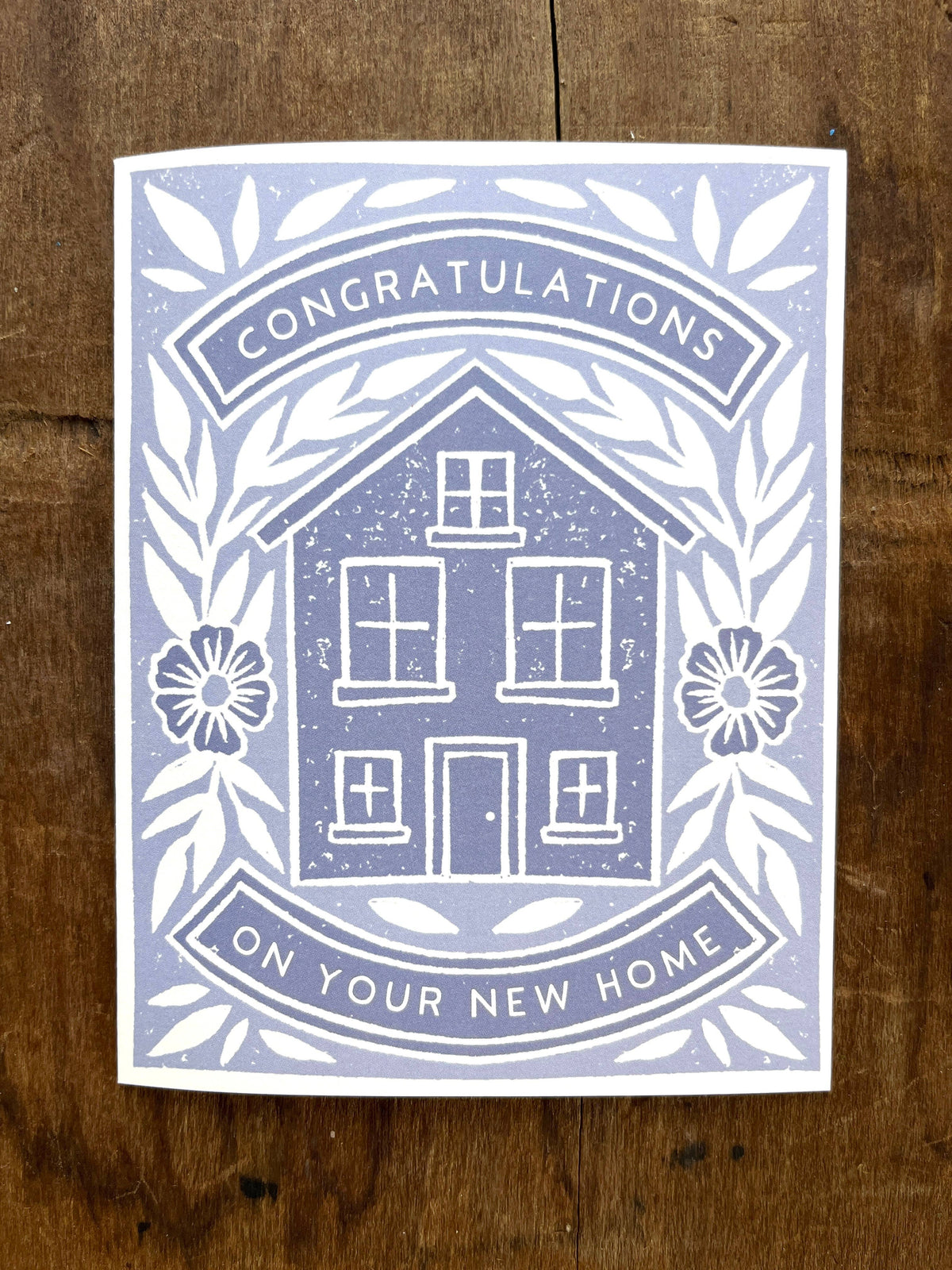 "Congratulations On Your New Home," Greeting Card: Single Card