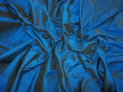 London Blue Dupioni Silk 2" Headband