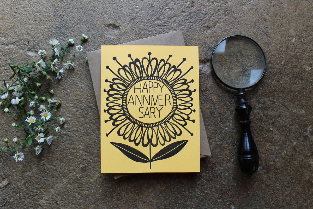 Anniversary Flower Card