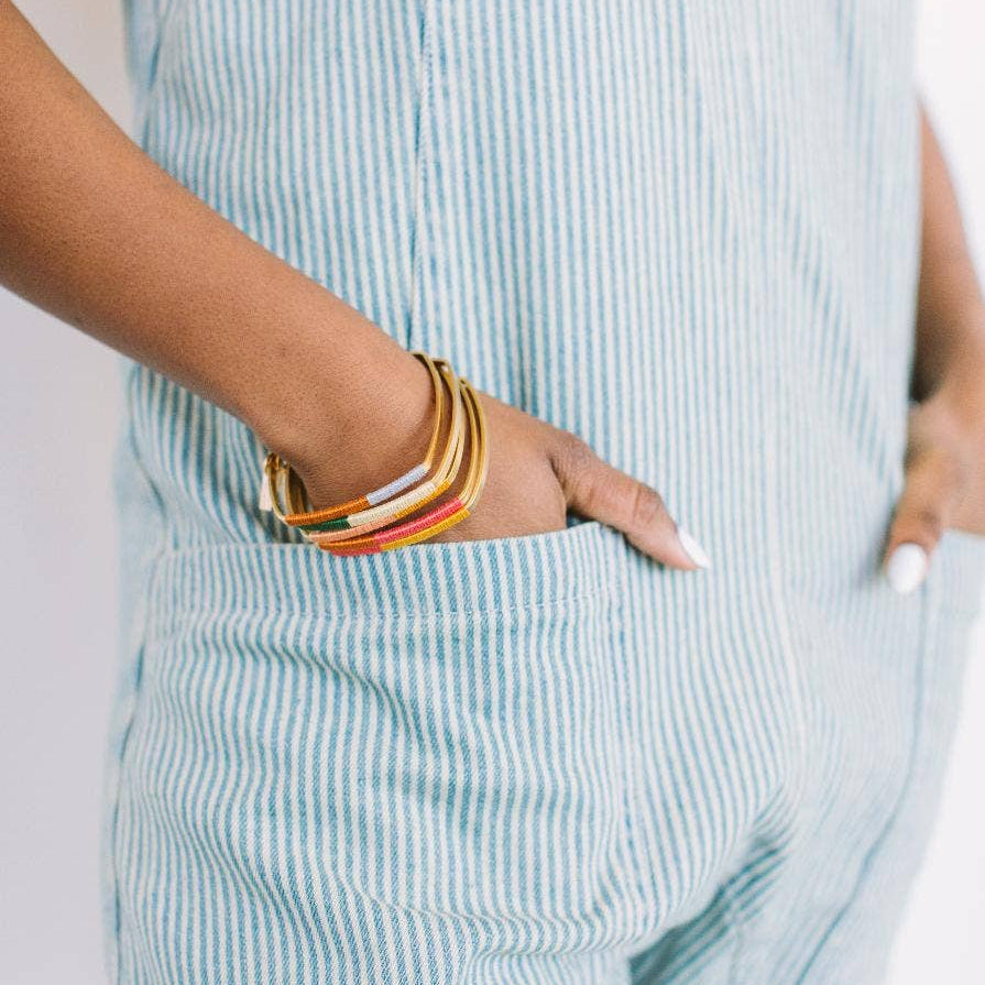 Wrapped Square Bangle