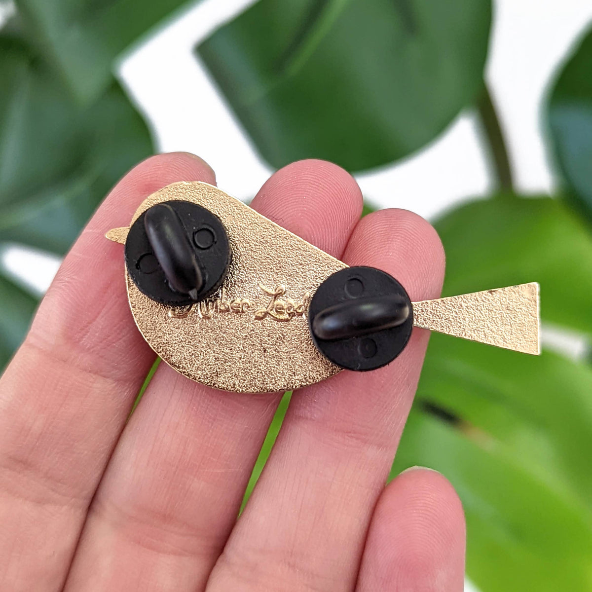 Chickadee Bird Enamel Pin