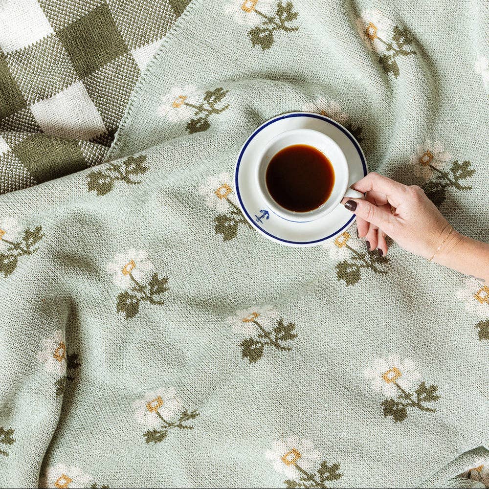 Wildflowers Throw by Max Humphrey