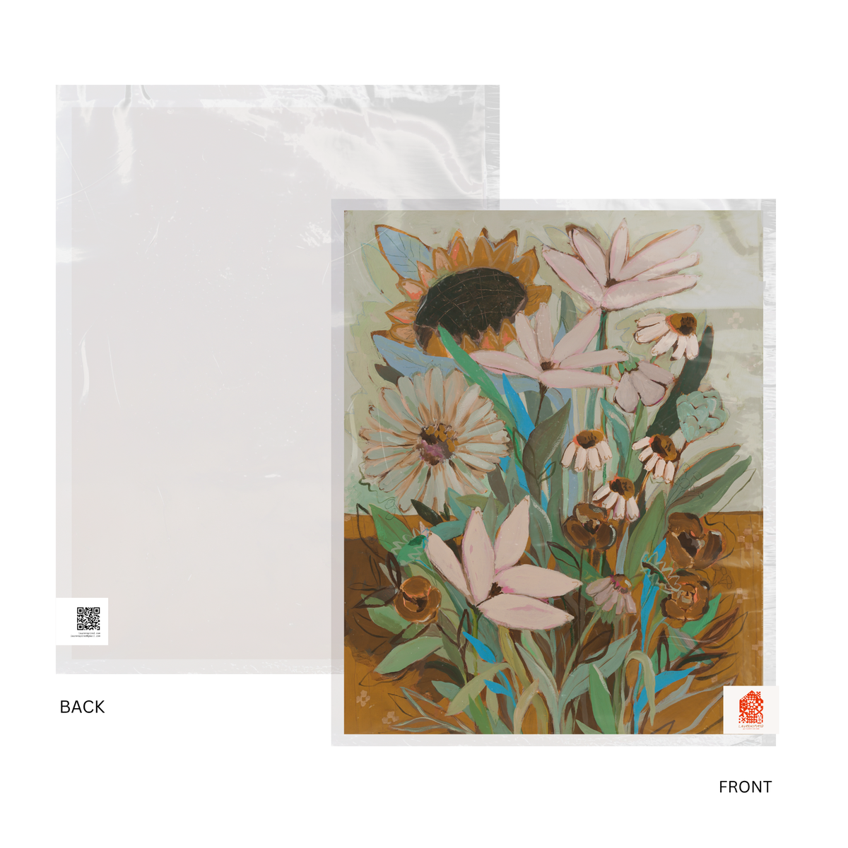 Sunflower & Coneflower Art Print