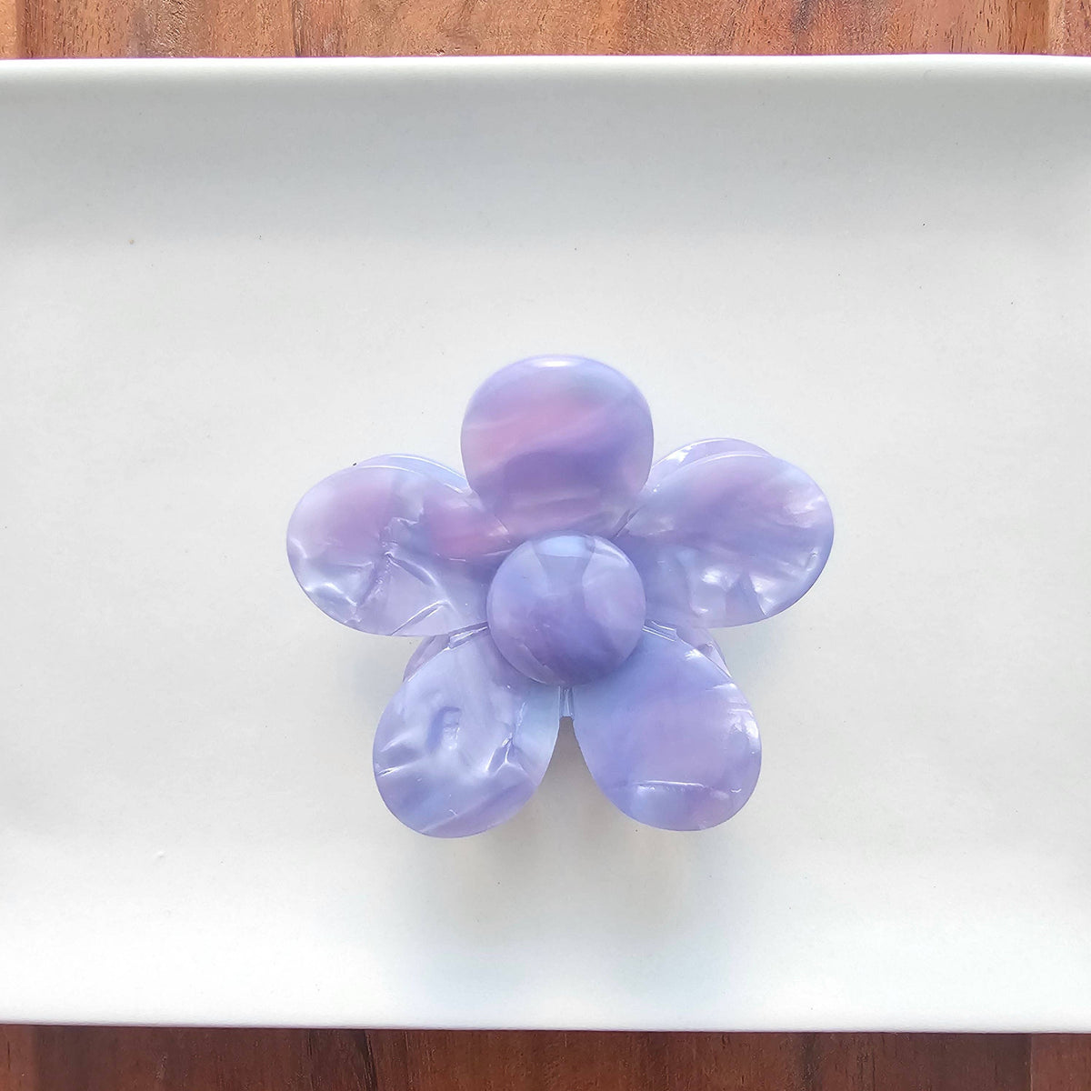 Flower Power Hair Claw Clip in Lavender Haze
