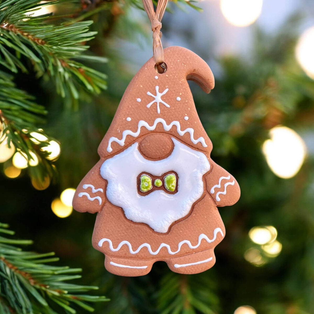 Gingerbread Gnome Ornament