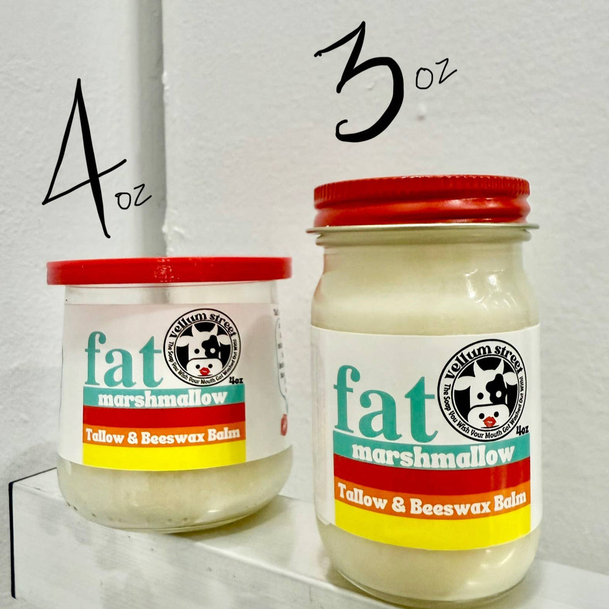 Fat marshmallow Tallow & Beeswax Solid Lotion