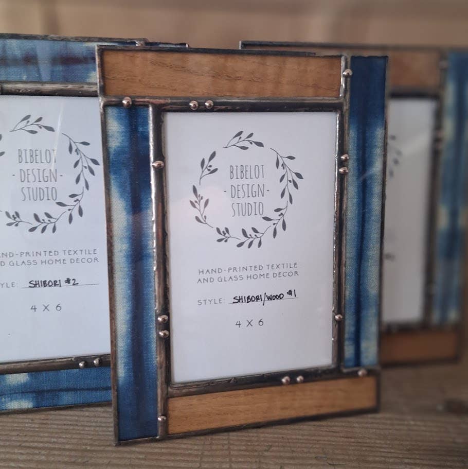 Frame Shibori/Wood: 4 x 6