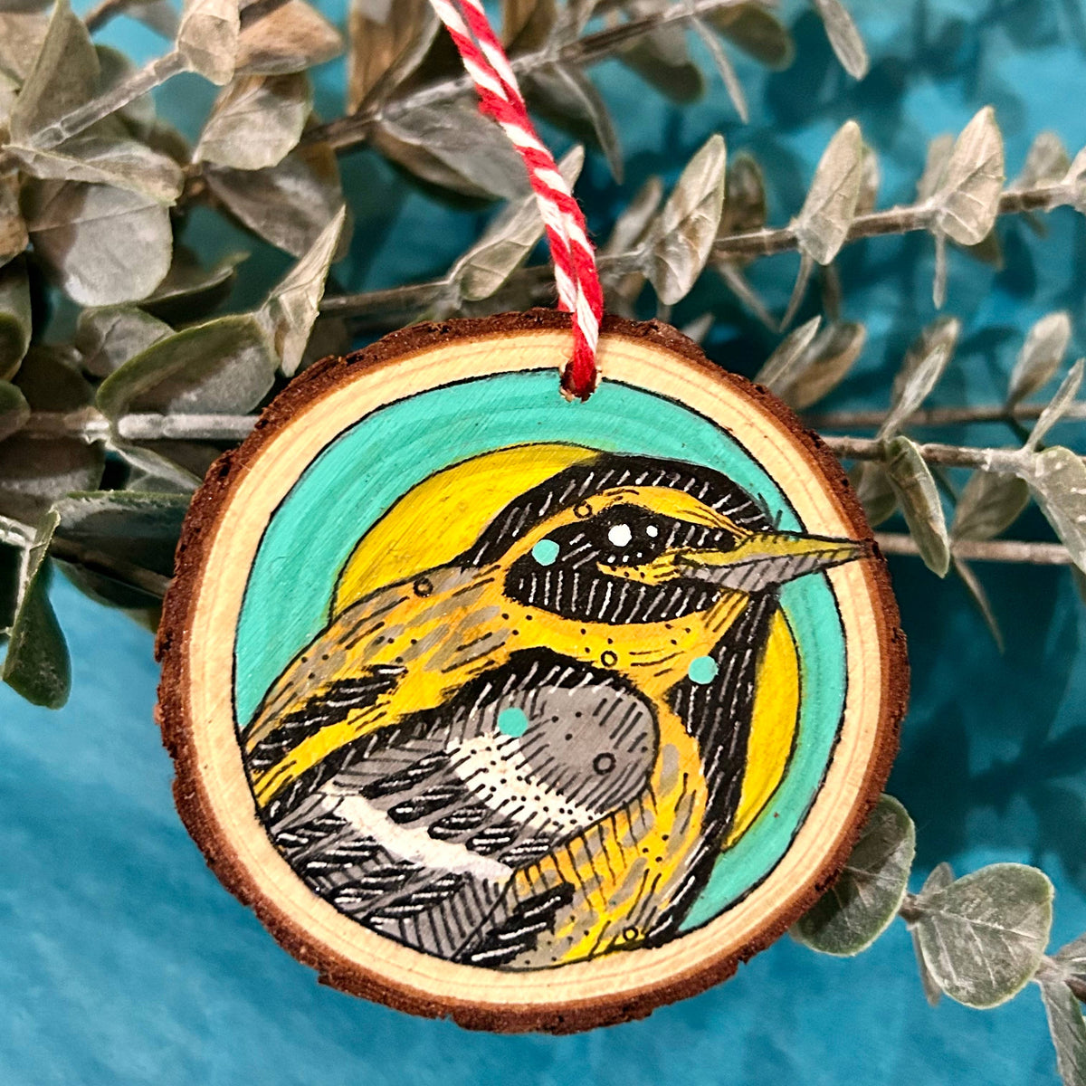 Holiday Ornaments - Warbler