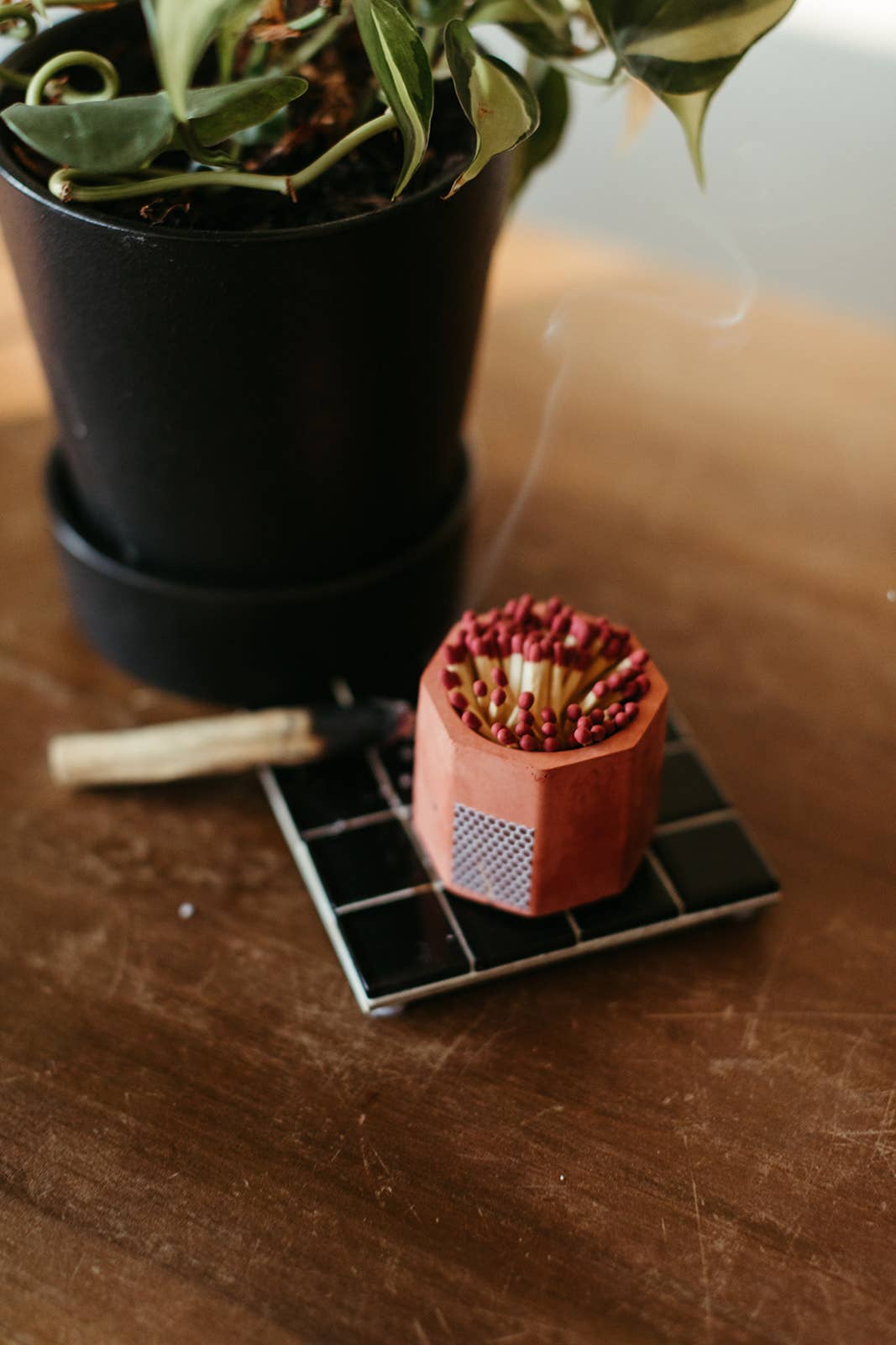 Navy Match Holder w/ Striker and Navy Matches