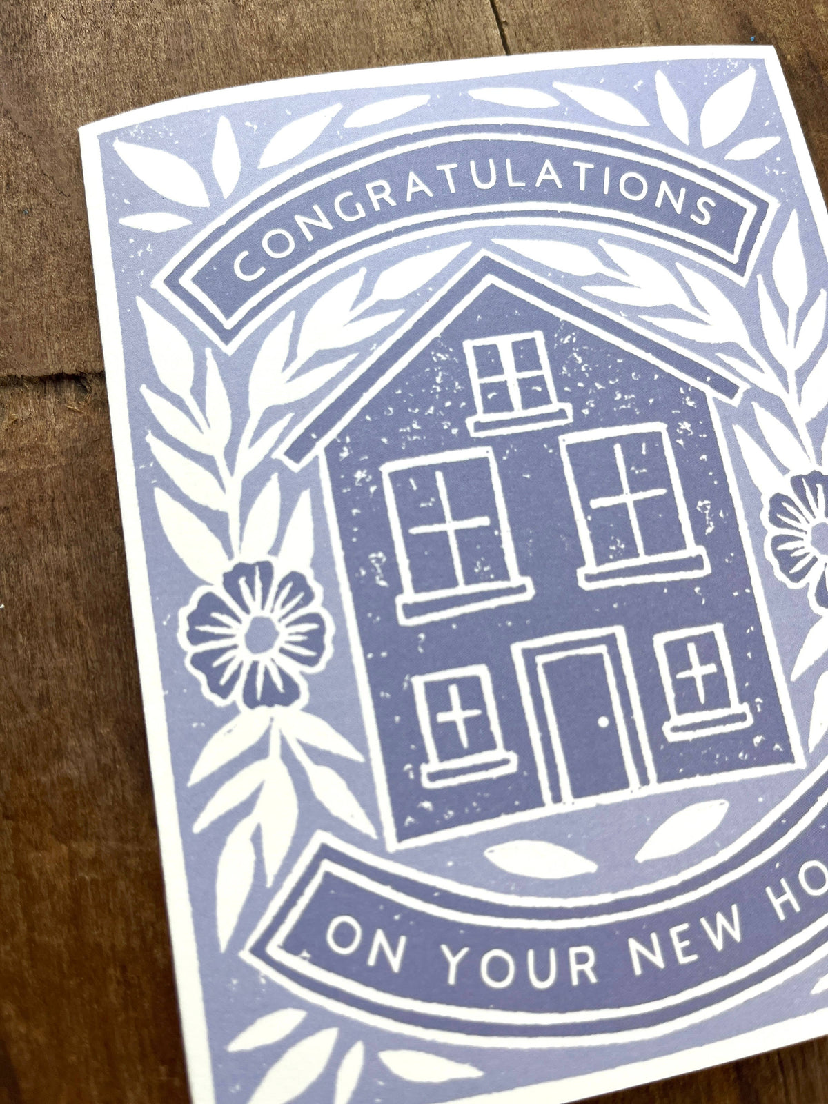 "Congratulations On Your New Home," Greeting Card: Single Card