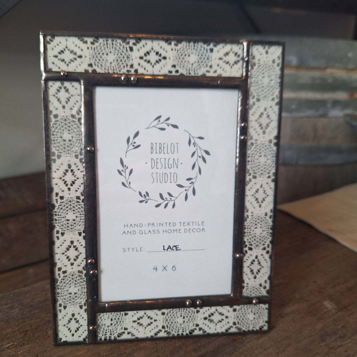 Lace Stained Glass Style Frame (5x7)
