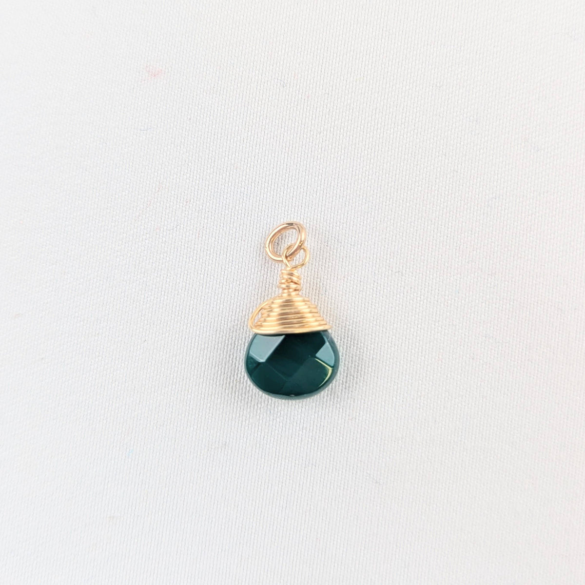 Resilience Green Onyx Charm in Gold