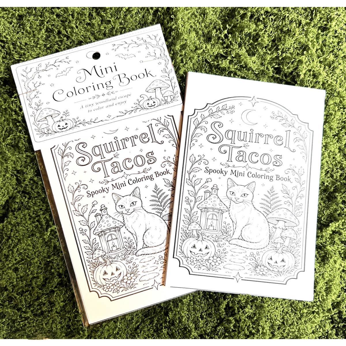 Mini Coloring Book – Spooky Woodland
