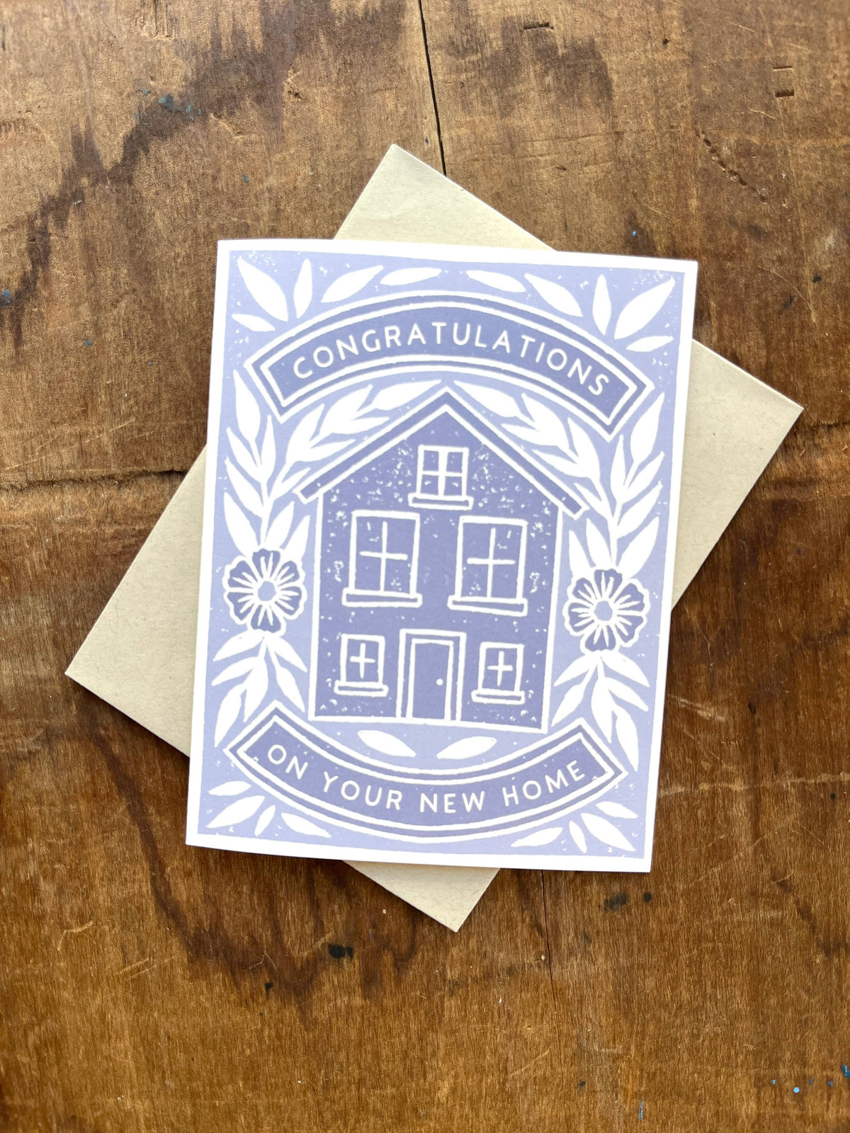 "Congratulations On Your New Home," Greeting Card: Single Card