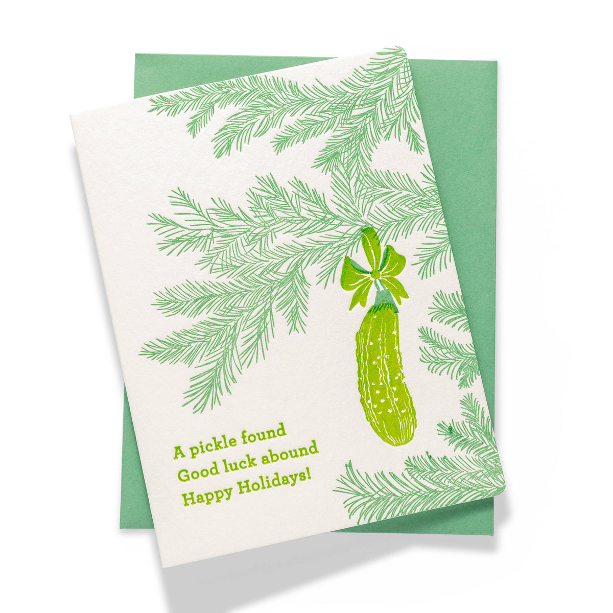 Christmas Pickle Greeting Card