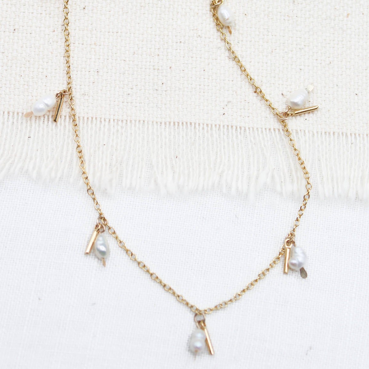 Pearl Fringe Necklace