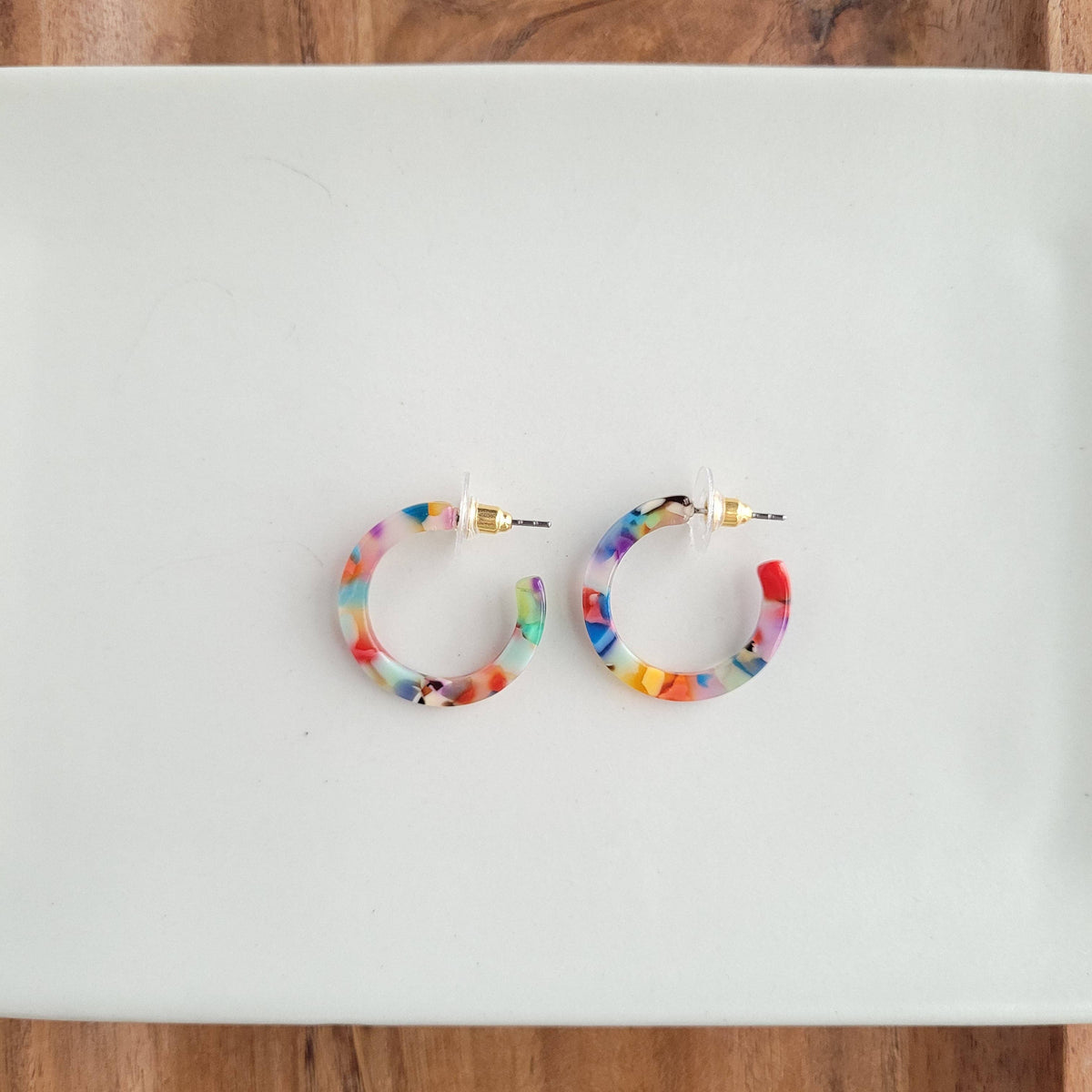 Cam Mini Hoops in Fiesta