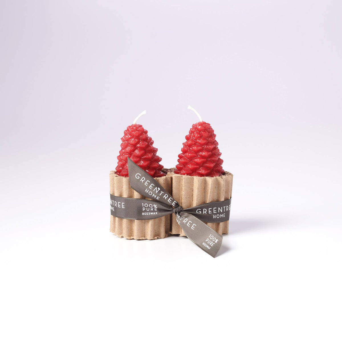 Pine Cone Beeswax Candles