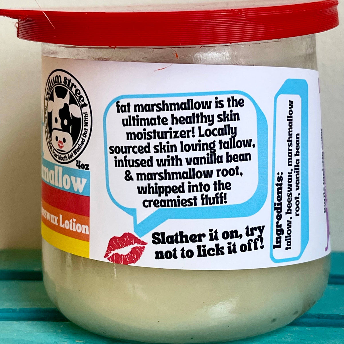 Fat marshmallow Tallow & Beeswax Solid Lotion